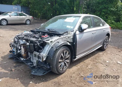 2024 Honda Civic Ex из США, поврежденный, VIN 2HGFE1F79RH325164